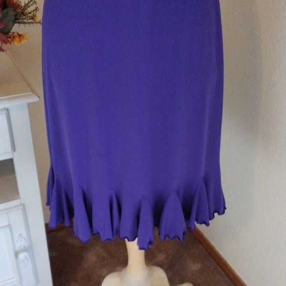 Glamour Purple Dressy Dress - Picture 3 of 10